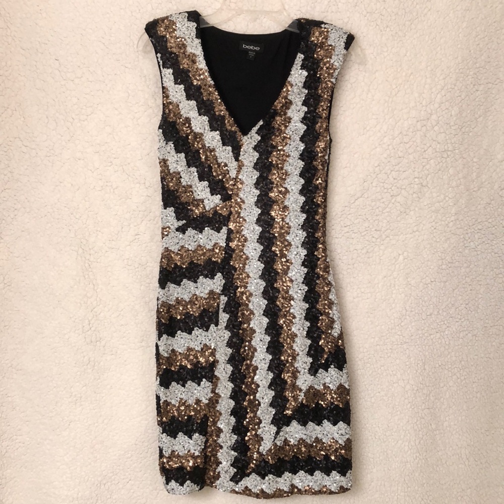 BEBE Sequin Dress